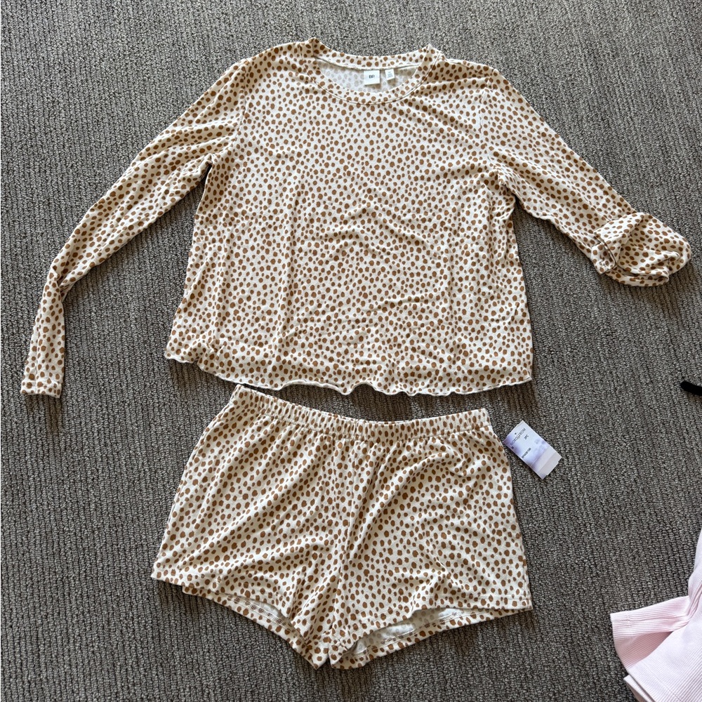 NWT BP Animal Print PJ Set